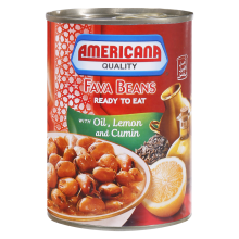 Americana Fava Beans With Oil, Lemon And Cumin