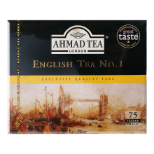 Ahmed Tea English Tea No. 1 75 Tea Bags