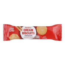 Gandour cream biscuits with chocolate