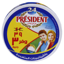 President Cheese With Cream 24 pcs