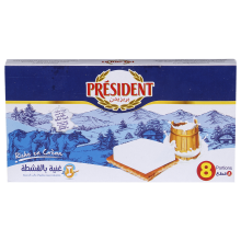 President Cheese With Cream 8 pcs