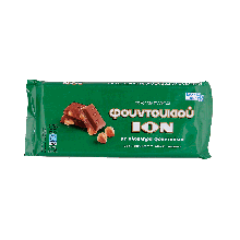 Milk chocolate with whole hazelnuts