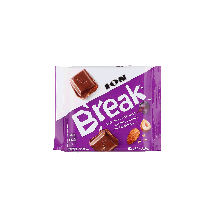 Ion break milk chocolate with raisins ,almonds and hazelnuts