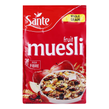 Sante Muesli Fruit Cereals Flakes with Mix of Fruit