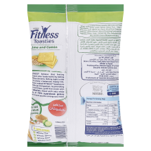 Nestle Fitness toasties with lime nd cumin