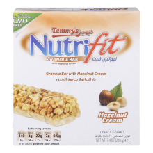 Temmy's nutriFit Granola Bar with Hazelnut Cream 6 pcs*53 gm