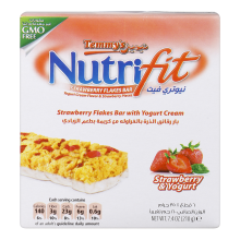 Temmy's Nutrifit Muesli Bar With Strawberry & Yogurt 6 pcs
