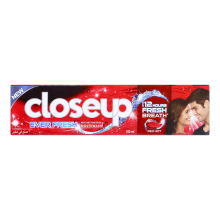 Close Up with Anti Bactrial Mouthwash Red Hot
