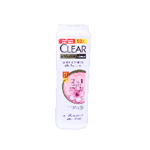Clear Anti Dandruff 2 in 1 Shampoo + Conditioner Soft & Shiny with Silk Proteins