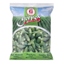 Givrex Okra Medium frozen 400 gm