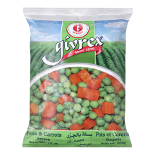 Givrex Frozen Peas & Carrots 400 gm