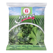Givrex Frozen Chopped Spinach 400 gm