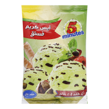 Ice cream with pistachio