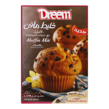 Dreem Muffin Mix Vanilla with Chocolate Chips