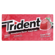 Trident Strawberry Sugar Free 5`s