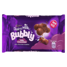 Cadbury Bubbly dairy milk chocolate