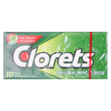 Clorets Chewing Gum Original mint Flavor 10 pcs